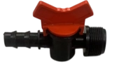 Кран для ленты капельного полива 16мм*3/4"