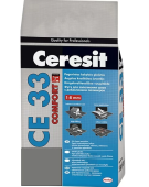 Затирка цементная для швов Ceresit CE33 №13 Антрацит - 5 кг