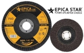 Диск шлифовальный по металлу, лепестковый P80 Ø125mm, EP-10859, Epica Star
