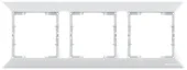 Рамка 3 постовая белая CANDELA Mutlusan