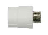 Муфта ППР переходная d25х1/2'Н белый. MPN