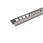 ZB10, Алюминиевый профиль для керамической плитки 10 мм, наружный, 2.5 м Polish Champagne