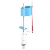 Впускной клапан NIKIPLAST-M нижний подвод 1/2", пластиковая резьба (Арт. 01061)