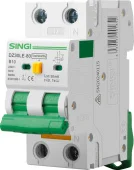 Дифференциальный автомат 1P+N 16А С 30мА 6кА тип А DZ30LE-80 SINGI