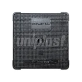 Люк чугунный квадратный 445х445мм (527x527, h=30mm) EN124 B125 TR