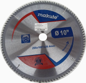 Диск пильный для дерева, T.C.T. 255*100T*35/30/25.4мм, Makute