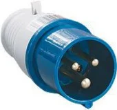 Вилка 013 2Р+РЕ 16А 220В IP44 MegaWatt