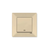 Выключатель перекрестный одноклавишный Meridian Viko by Panasonic. Крем