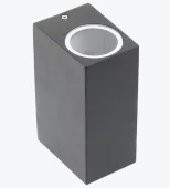 Фасадный светильник max.2x35W GU10 IP44 92x150mm черный PL-12682P PANLIGHT