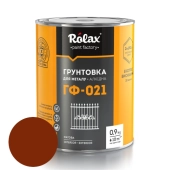 Срок Грунт по металлу глифталевый, матовый, красно-коричневый, 0,9кг, ГФ-021 Rolax