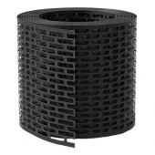 Решетка для свеса Eurovent 80мм x 5м, RAL 9005 Черный