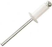 Заклепка 4,8x10  RAL 9010 белый AL/ST 50шт