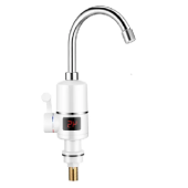 Смеситель мгновенного нагрева с индикатором LED2 белый