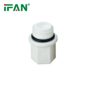 Заглушка полипропиленовая с резьбой папа 1/2"; IFAM