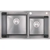 Кухонная мойка Zerix ZH7843D Inox Satin