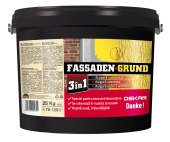 Грунтовка пигментированная и структурированная для декоративной штукатурки Fassaden GRUND Oskar, 25kg