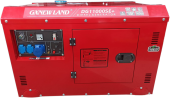 Дизельный однофазный малошумный электрогенератор мощностью 8-8,5kW, DG11000SE, GX NewLand 