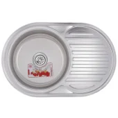 Кухонная мойка ZERIX Z7750-06-180E (satin) (ZX1594)