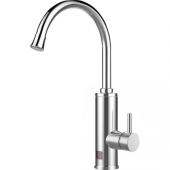 Смеситель мгновенного нагрева с индикатором нержавеющая сталь