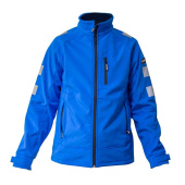 Куртка рабочая, с защитным слоем, 94% полиэстер / 6% спандекс (софтшелл),синяя, M Profmet