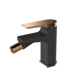 Смеситель для биде MIDNIGHT BLACK/GOLD ROSE, Invena, Польша