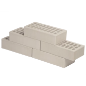 Кирпич облицовочный пустотелый (Белый)