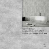 Стеновая панель SPC Grey Concrete F34165-4 2800×960×4 мм