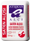 Satin Plaster / Сатен финишный гипс (0-2mm) ATISKAN 25kg
