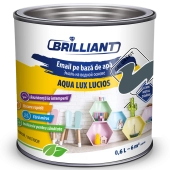 Эмаль акриловая глянцевая Aqua Lux Lucios графитно-серый 0.6л BRILLIANT