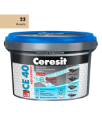 Затирка цементная для швов Ceresit CE40 Aquastatic №22 Мельбо - 2 кг