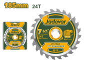 Диск пильный TCT для циркулярной пилы 185×24T JDTC1K04 Jadever