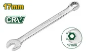 Ключ гаечный комбинированный CRV 17mm  JDSA1117 Jadever