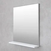 Зеркало для ванной Bayro Vega прямоугольное 600x700 белый мат