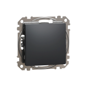 Выключатель одноклавишный проходной Schneider-Electric SDD114106 sedna 10 A 250 В антрацит