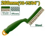 Щетка проволочная для металла  260 мм 4 ряда  JDBH1103 Jadever