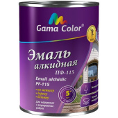 Эмаль алкидная Gama-Color Email ПФ-115 Черный 2,7кг.