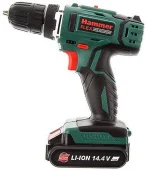 Дрель-шуруповерт на аккумуляторе 14,4 V (2 * Ak/Li-Ion 1,5 Ah), Acd145li Hammer Flex