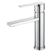 Смеситель для раковины из нержавеющей стали, Aquafix - 602, хромированный