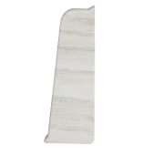 Торцевая правая заглушка для плинтусов P19, Дуб Онтарио, Arbiton