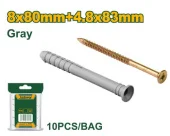 Анкер для крепления молотком 8*80+4.8*83 10шт  JDXTO922  Jadever