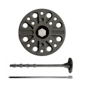 TGH 10×120, Дюбель с оцинкованным гвоздём и термоголовой, Стандарт