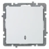 Выключатель проходной NILSON TOURAN 1P без рамки, белый