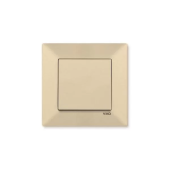 Выключатель одноклавишный Meridian Viko by Panasonic. Крем