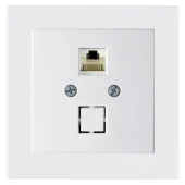 Розетка для передачи данных ALEGRA NILSON  RJ45 , белая