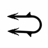 Скоба для тёплого пола Aquer. 30 мм. 100шт