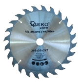 Пильный диск по дереву GEKO G00095 205*32*24T  с твердосплавными напайками