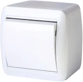 Выключатель одноклавишный e.aqua.1111.gr для внешнего монтажа, IP44