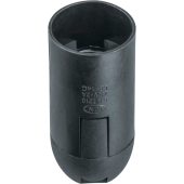 Патрон пластиковый Е14 черный