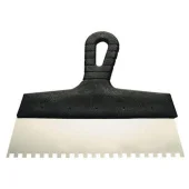 Шпатель зубчатый BAU WELT Пластмассовая рукоятка. 350 мм. 8 мм