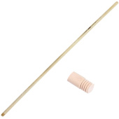 Ручка деревянная для щетки  25*140